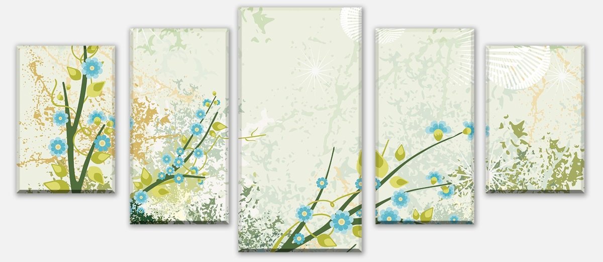 Leinwandbild Mehrteiler Marlis Floral M0190 entdecken - Bild 1