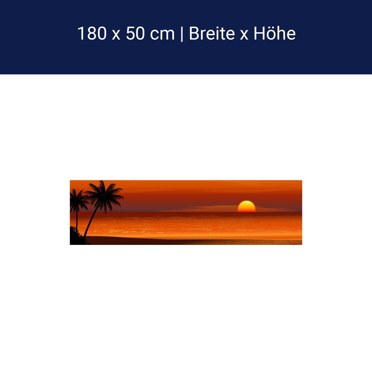 Küchenrückwand Beach Sunset M0195