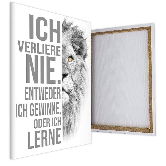 Leinwandbild Löwen, Hochformat M0195 kaufen - Bild 4