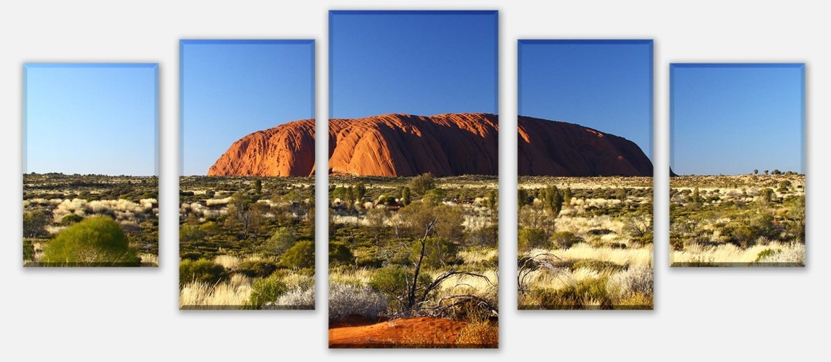 Leinwandbild Mehrteiler Ayers Rock Sunrise M0204 entdecken - Bild 1