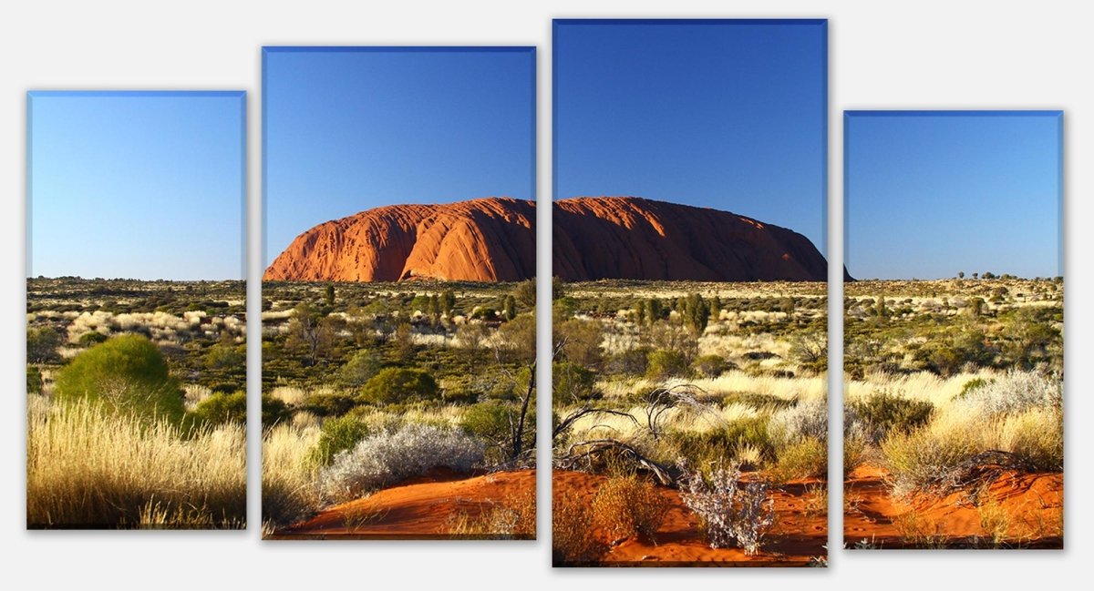 Leinwandbild Mehrteiler Ayers Rock Sunrise M0204