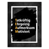 Leinwandbild Motivation, Hochformat, TEAM Synonym M0204