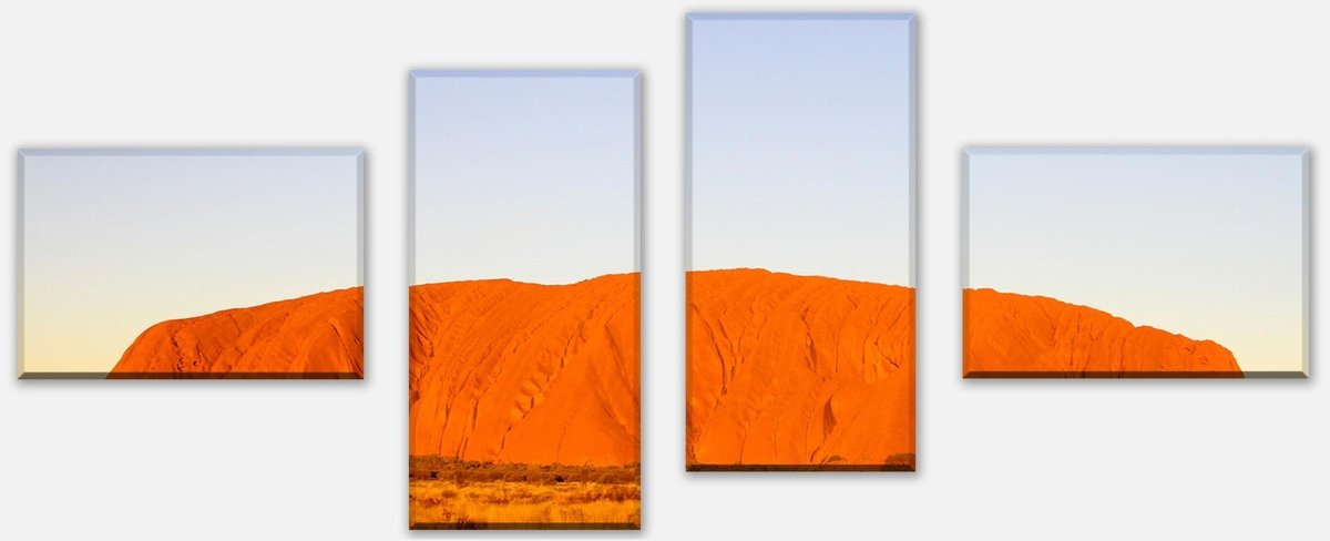 Leinwandbild Mehrteiler Ayers Rock Sunset Natur M0205