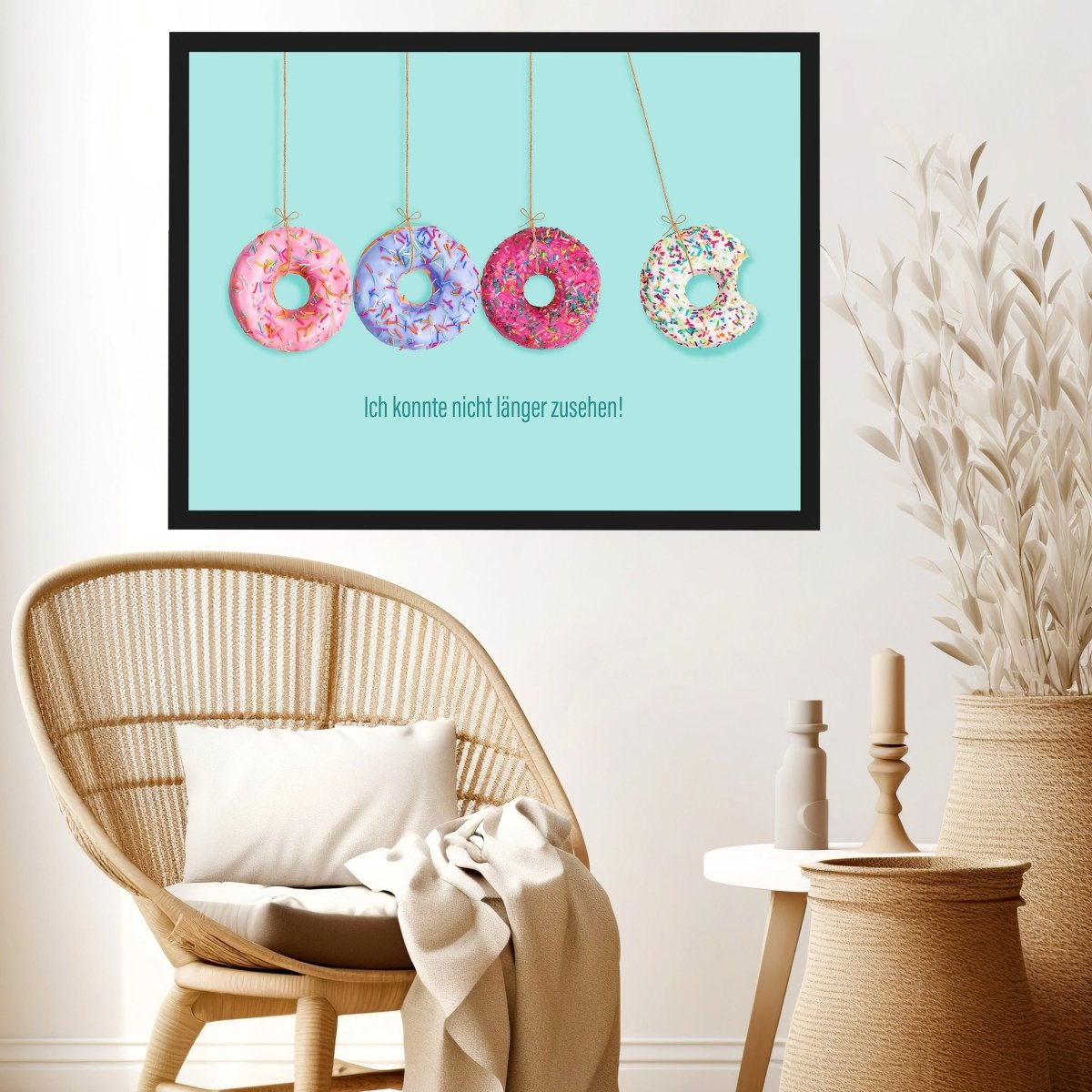 wandmotiv24 Poster, Poster - Donut, Spruch, Motivation - M0207 - Bild 3