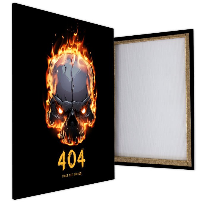 Leinwandbild Totenkopf, Hochformat M0213 kaufen - Bild 4