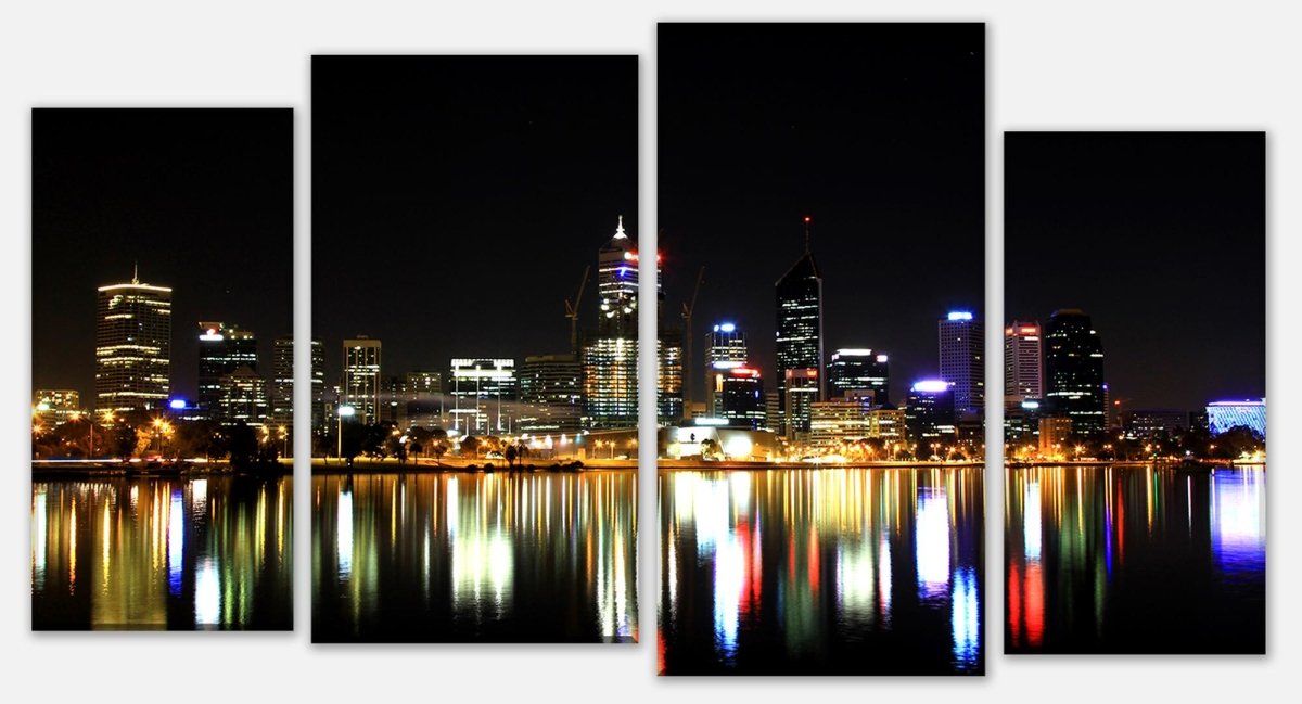 Leinwandbild Mehrteiler Perth Australien M0218