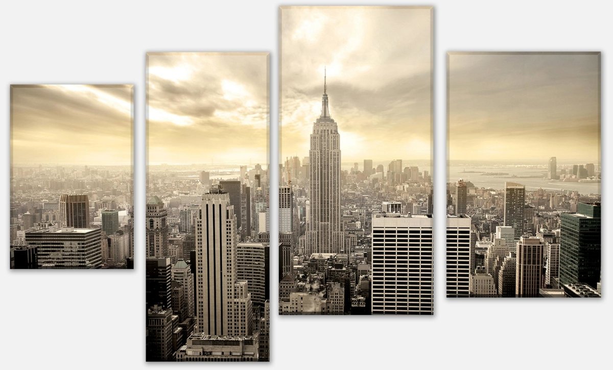 Leinwandbild Mehrteiler New York Skyline View M0221