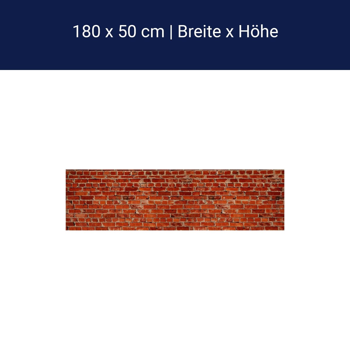 Küchenrückwand Backstein rot Stadt M0240