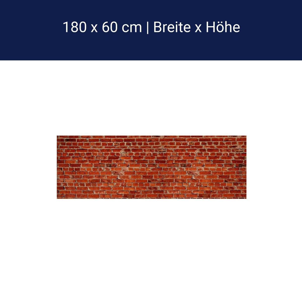 Küchenrückwand Backstein rot Stadt M0240