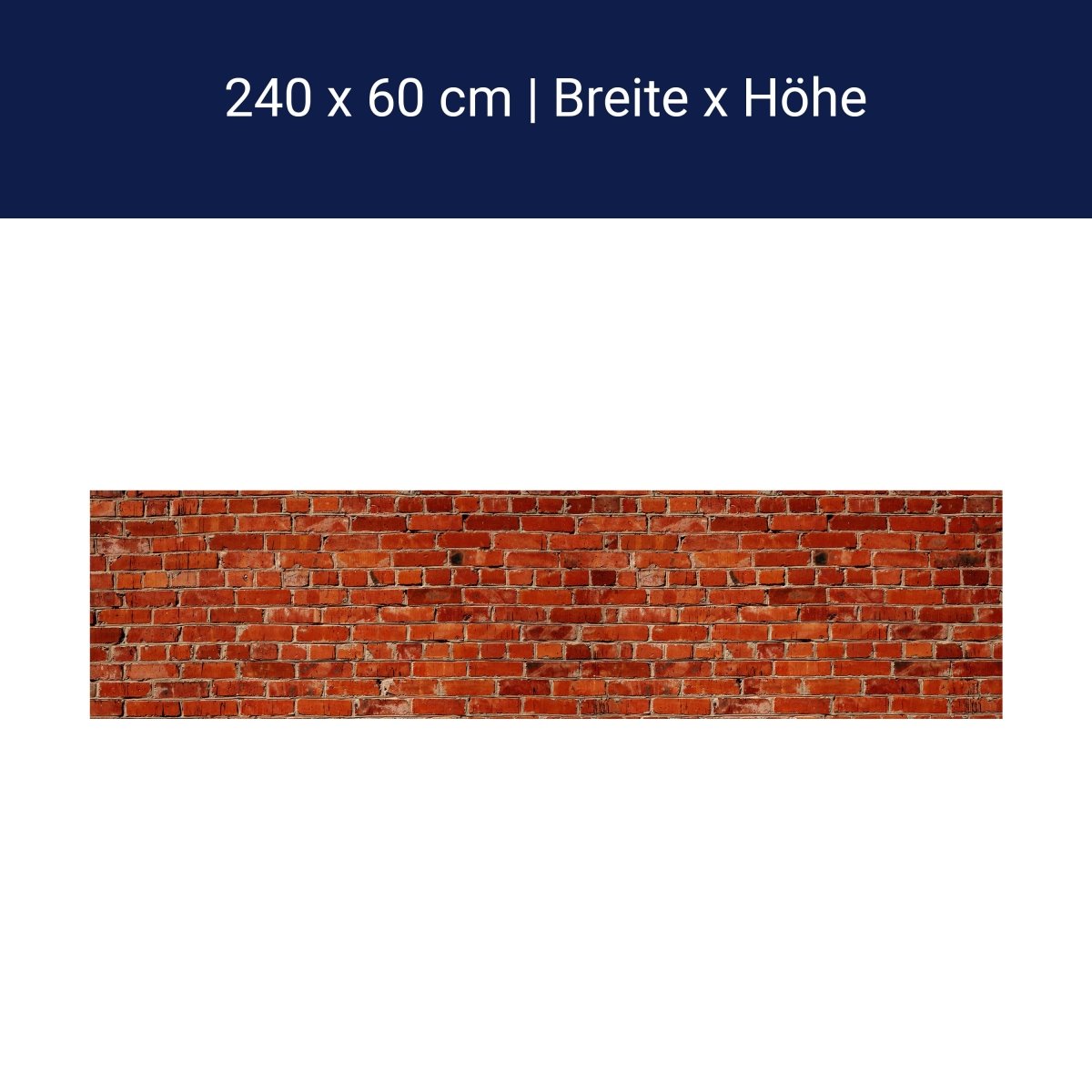 Küchenrückwand Backstein rot Stadt M0240