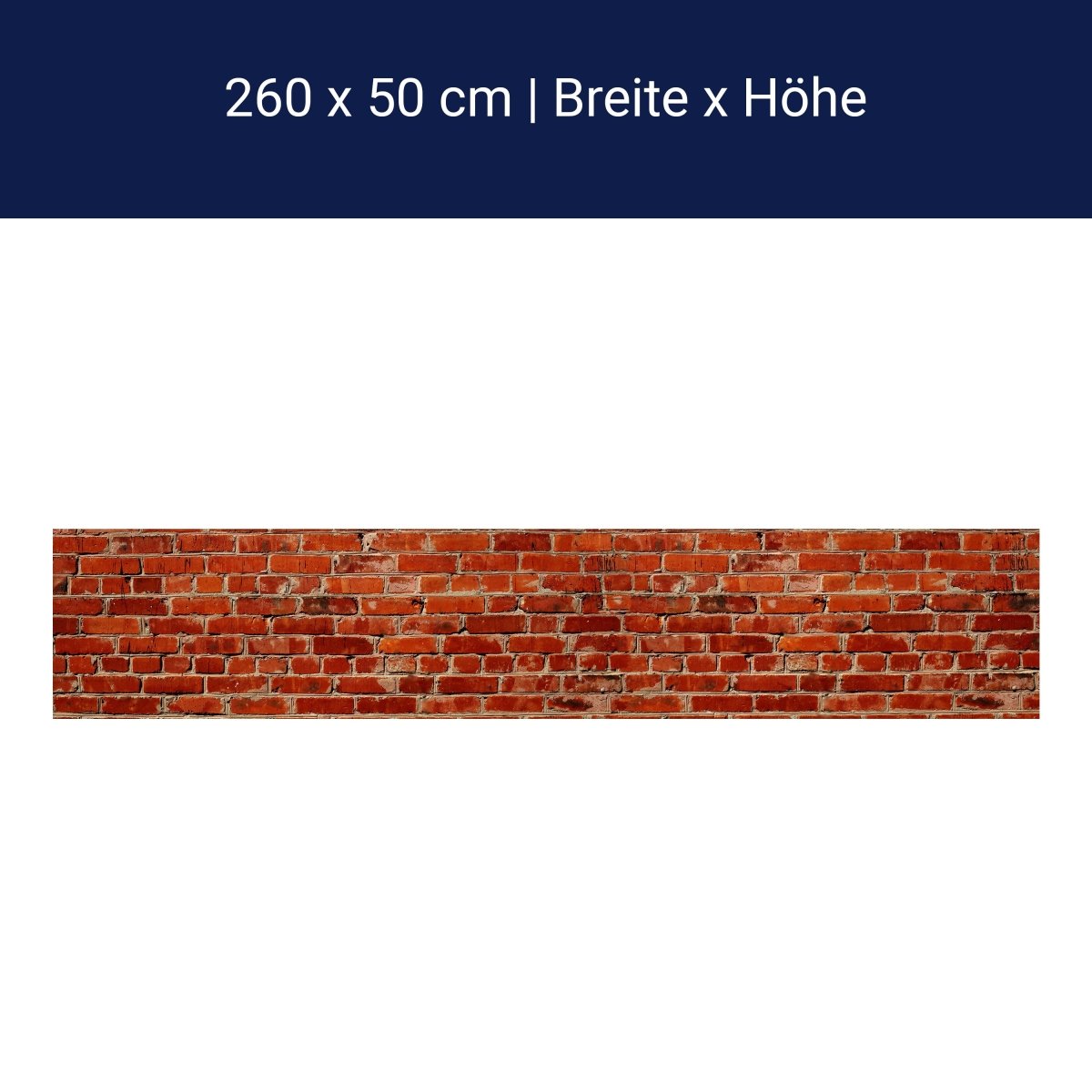 Küchenrückwand Backstein rot Stadt M0240