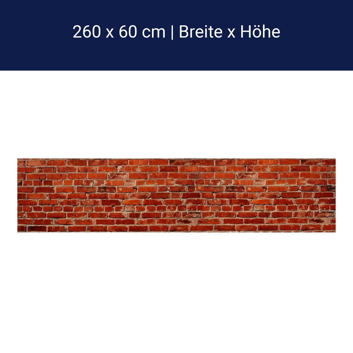 Küchenrückwand Backstein rot Stadt M0240