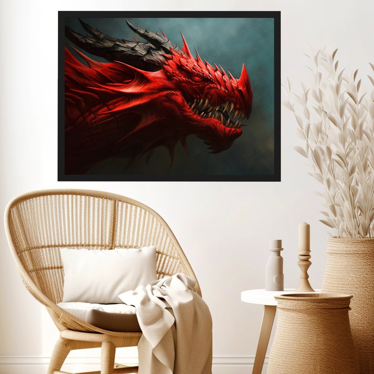 wandmotiv24 Poster, Poster - Malerei, Drache, Fantasy - M0245 - Bild 3