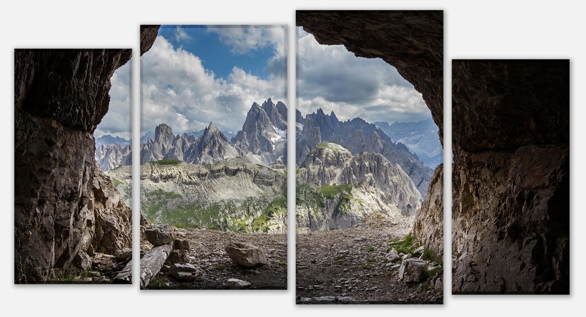 Leinwandbild Mehrteiler Dolomiten Alpen M0247