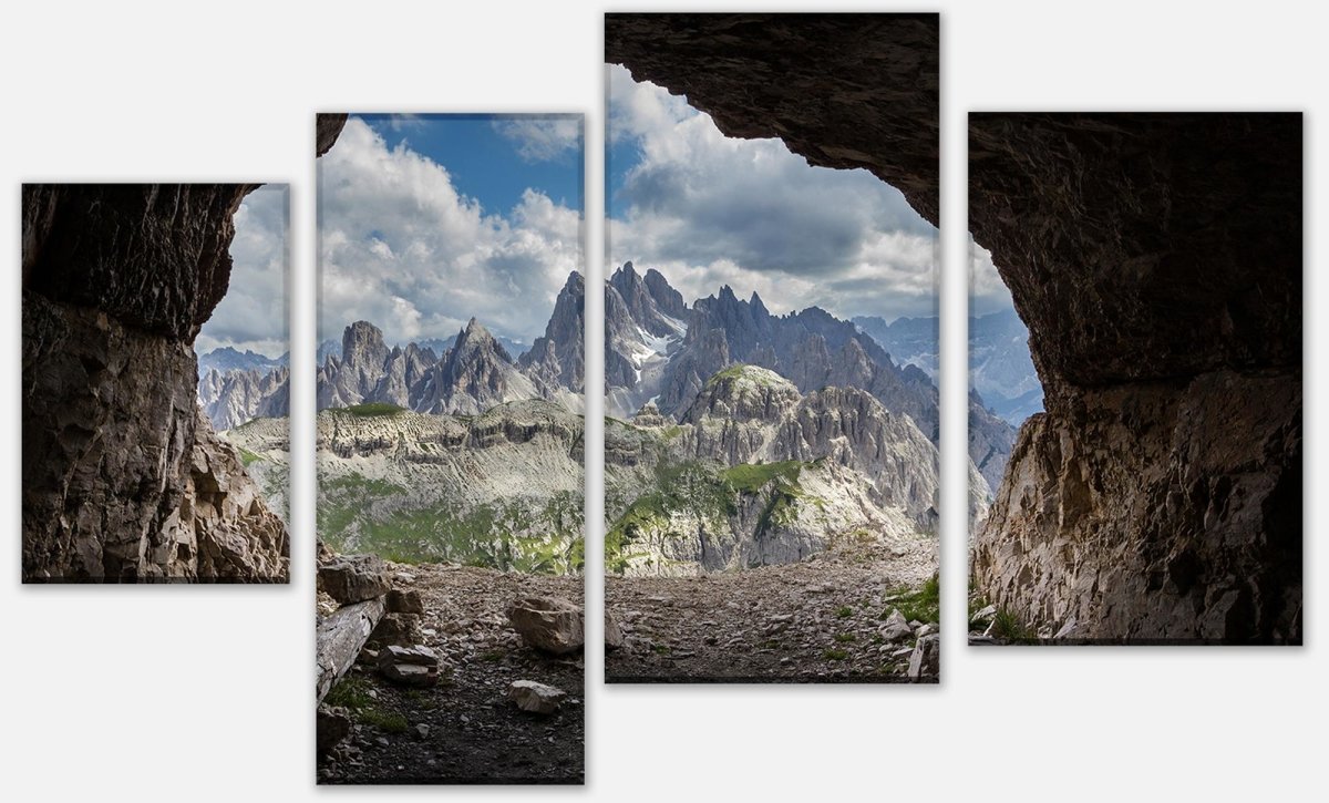 Leinwandbild Mehrteiler Dolomiten Alpen M0247