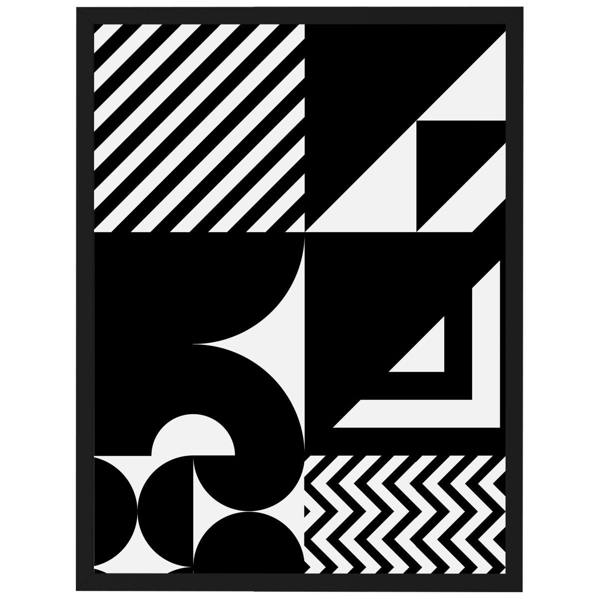 wandmotiv24 Poster, Poster - Abstrakt, Geometrisch, Minimalismus - M0248 - Bild 1