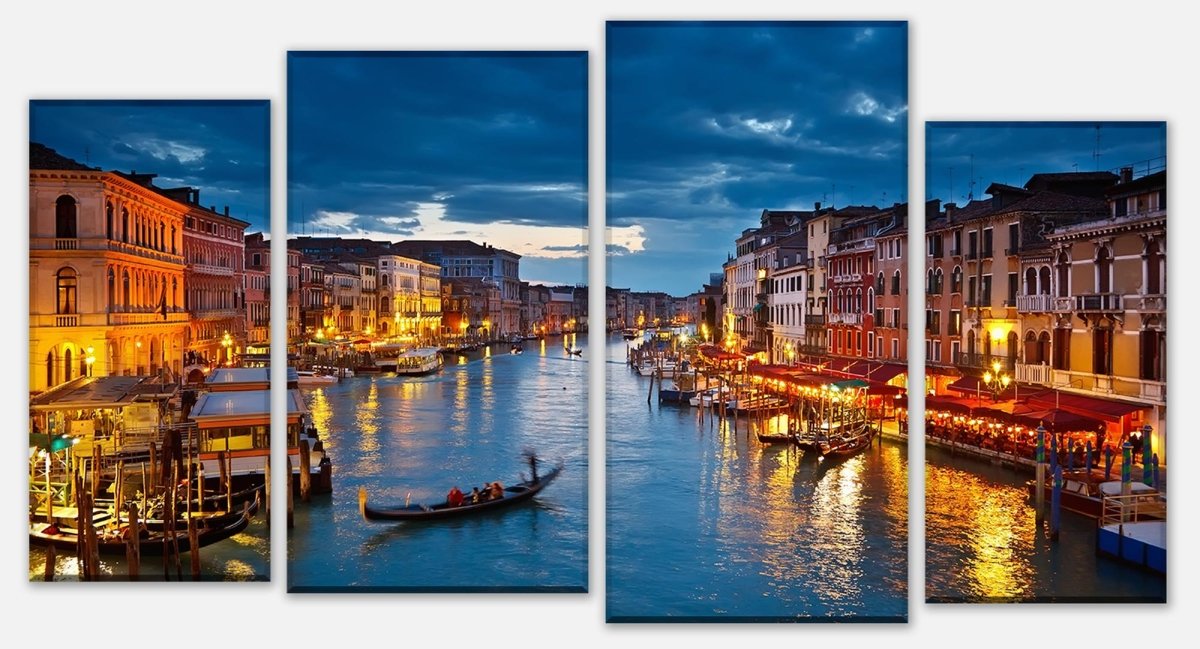 Leinwandbild Mehrteiler Canale Grande Venedig M0252