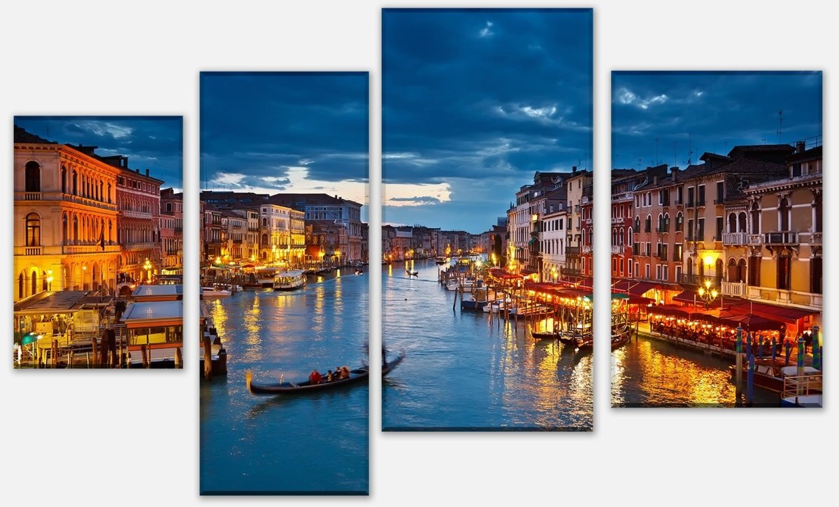 Leinwandbild Mehrteiler Canale Grande Venedig M0252