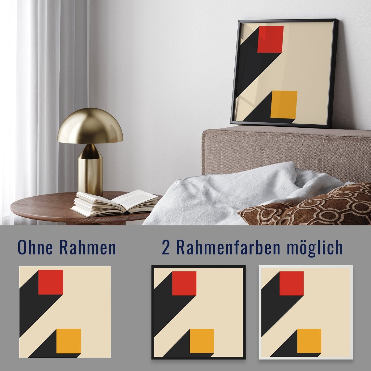 wandmotiv24 Poster, Poster - Abstrakt, Geometrisch, Minimalismus - M0259 - Bild 4