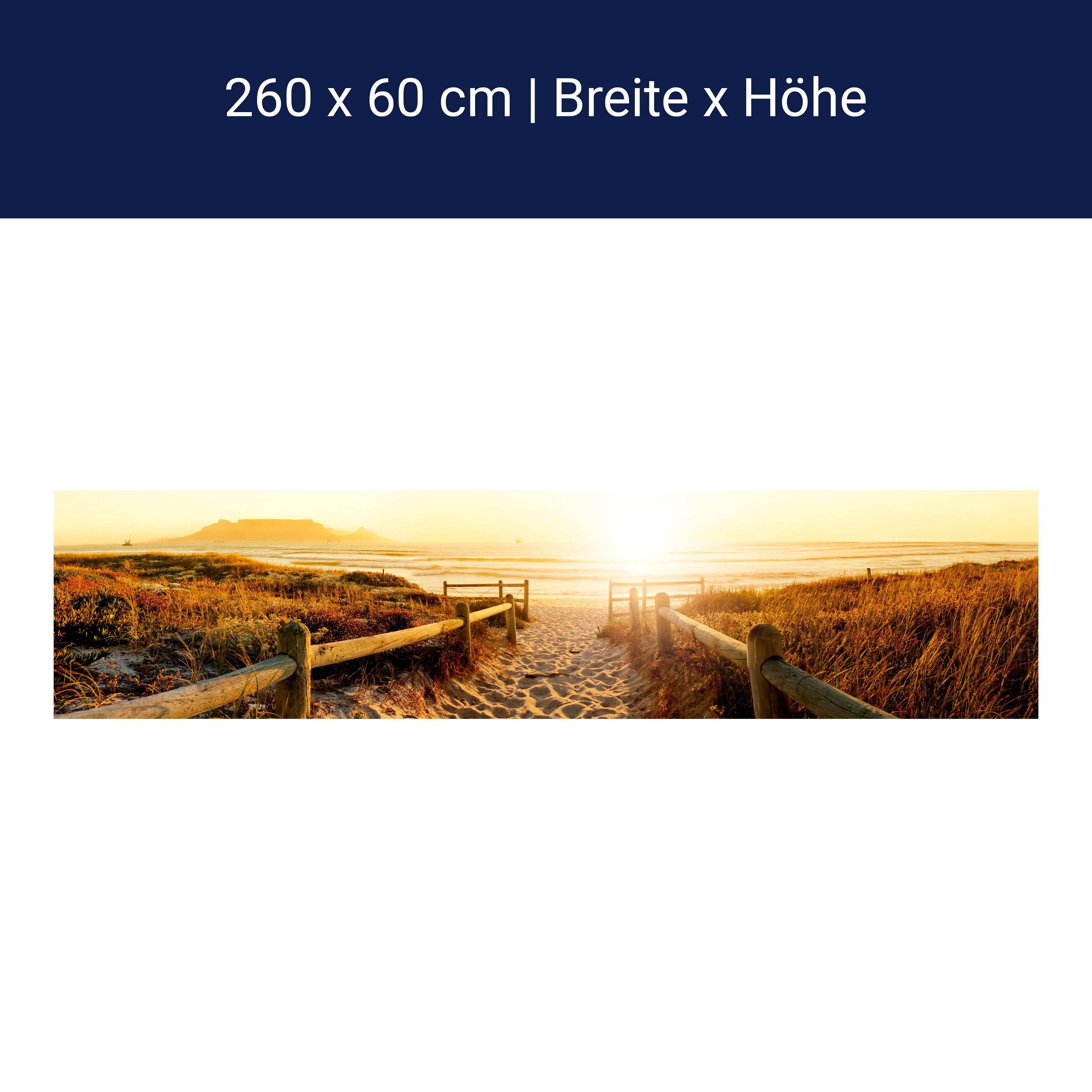 Küchenrückwand Sonnenuntergang Ozean Natur M0262