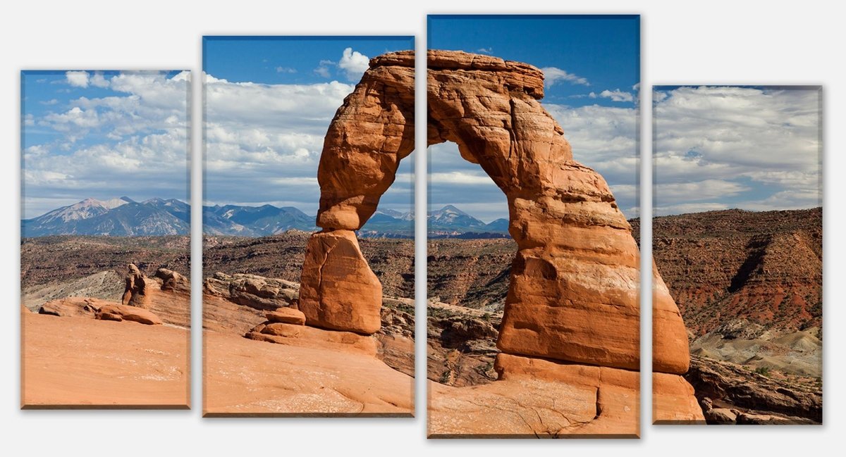 Leinwandbild Mehrteiler Delicate Arch USA M0264