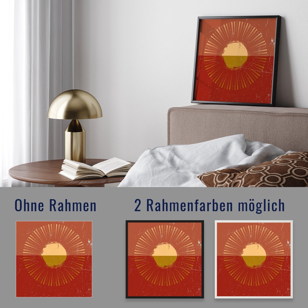 wandmotiv24 Poster, Poster - Sonne, Minimalismus - M0265 - Bild 4