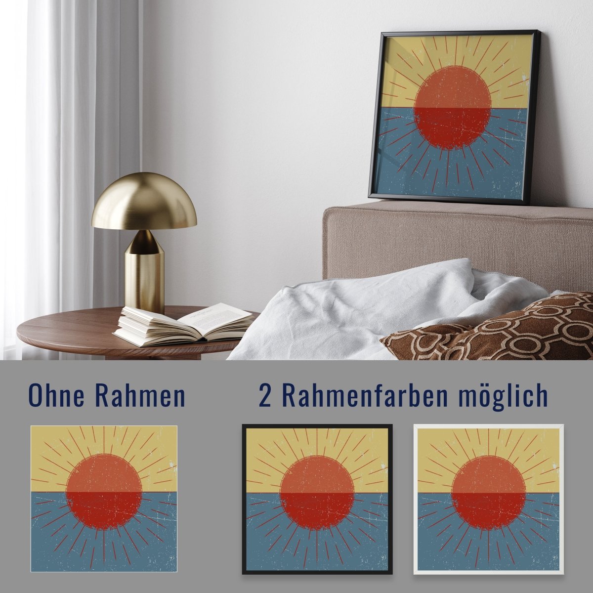 wandmotiv24 Poster, Poster - Sonne, Minimalismus - M0267 - Bild 4