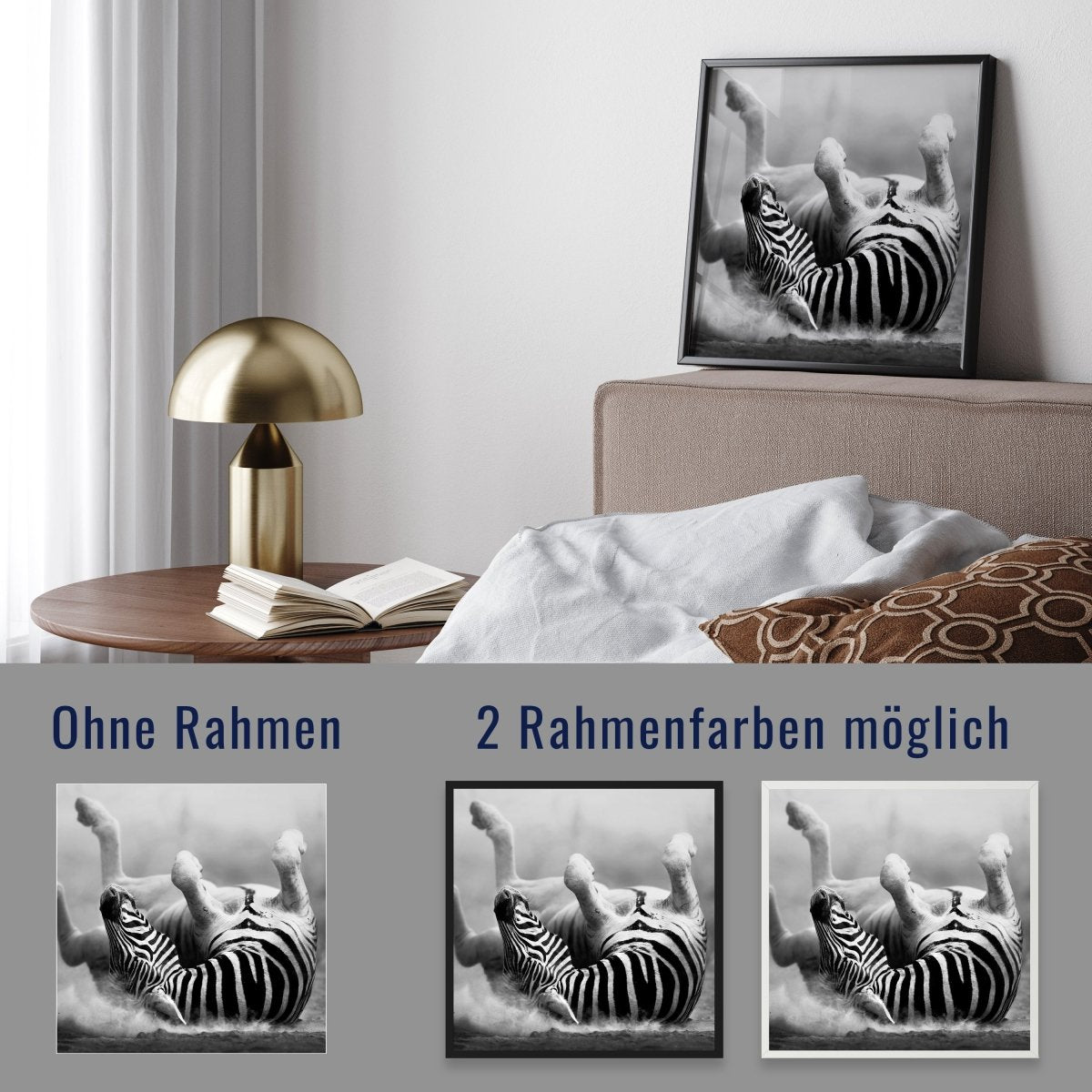 wandmotiv24 Poster, Poster - Zebra, Tier, Afrika - M0270 - Bild 4