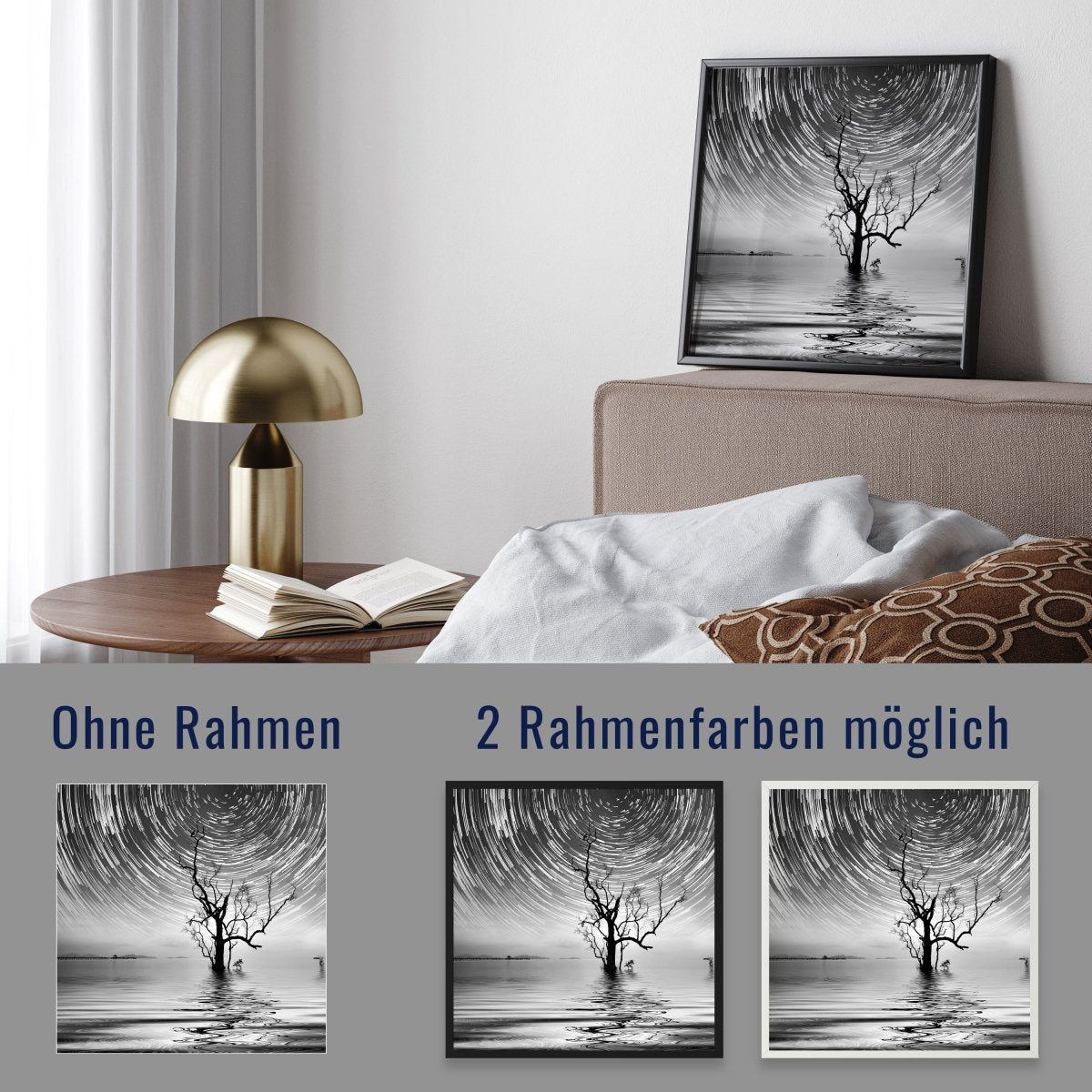 wandmotiv24 Poster, Poster - Baum, Wasser, See - M0276 - Bild 4