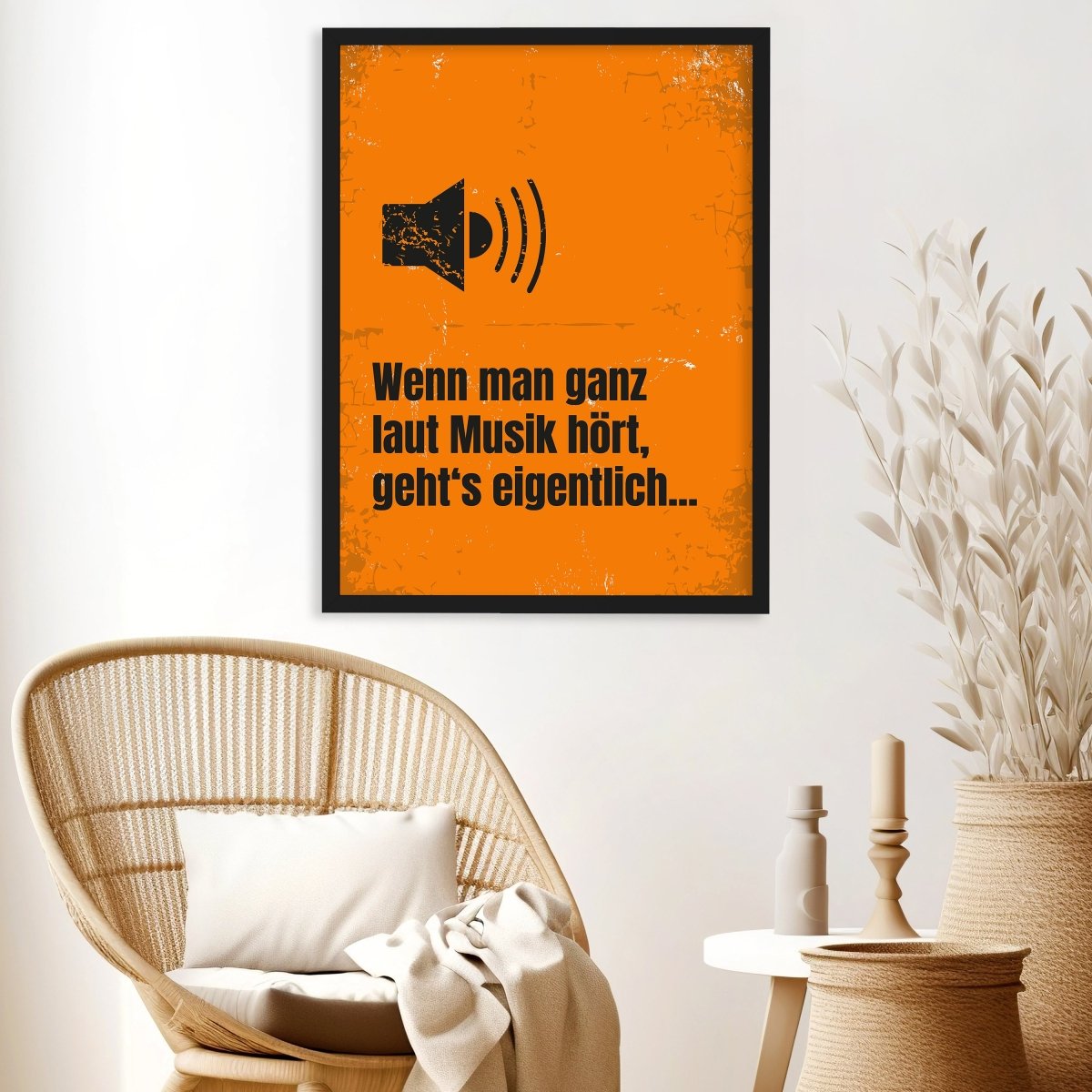 wandmotiv24 Poster, Poster - Musik, Megafon, Spruch - M0291 - Bild 3