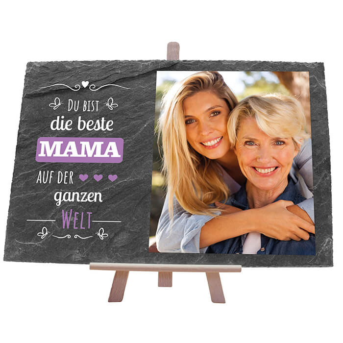 Schiefertafel mit Staffelei Beste Mama M0310 - Bild 1