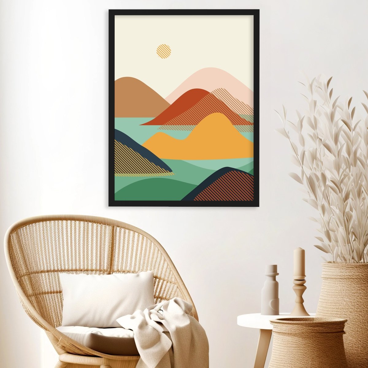 wandmotiv24 Poster, Poster - minimalistisch, Kunst, Landschaft - M0318 - Bild 3