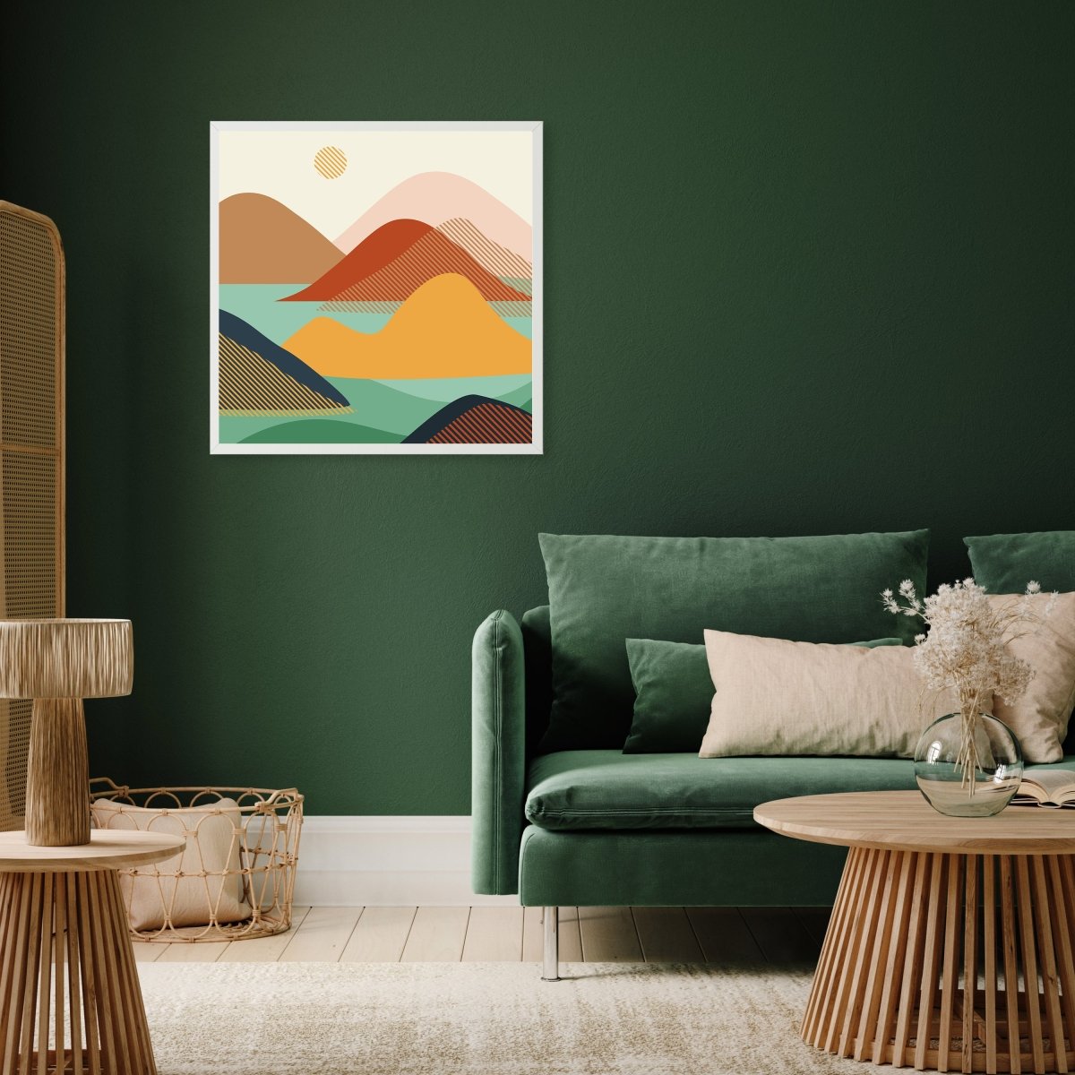 wandmotiv24 Poster, Poster - minimalistisch, Kunst, Landschaft - M0318 - Bild 5