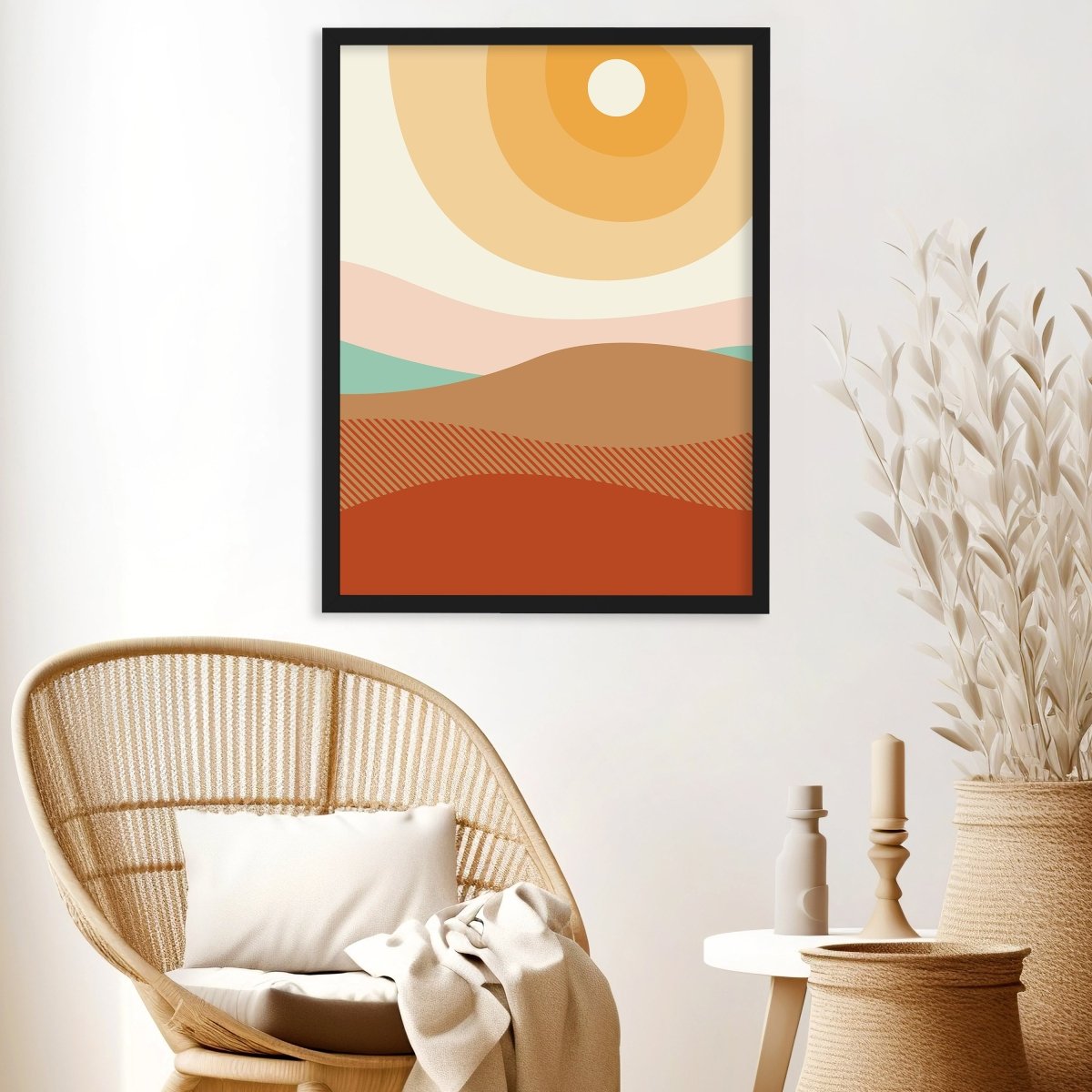 wandmotiv24 Poster, Poster - minimalistisch, Kunst, Landschaft - M0319 - Bild 3