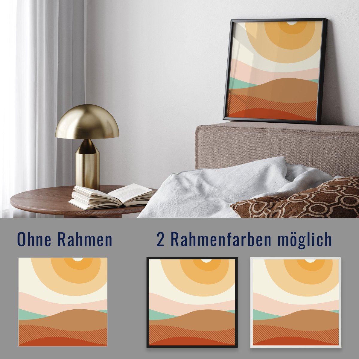 wandmotiv24 Poster, Poster - minimalistisch, Kunst, Landschaft - M0319 - Bild 4