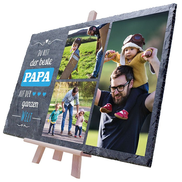 Schiefertafel Bester Papa M0323 - Bild 6