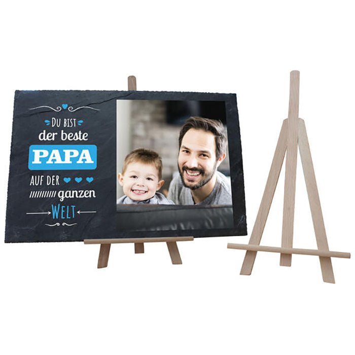 Schiefertafel Bester Papa M0324 - Bild 2