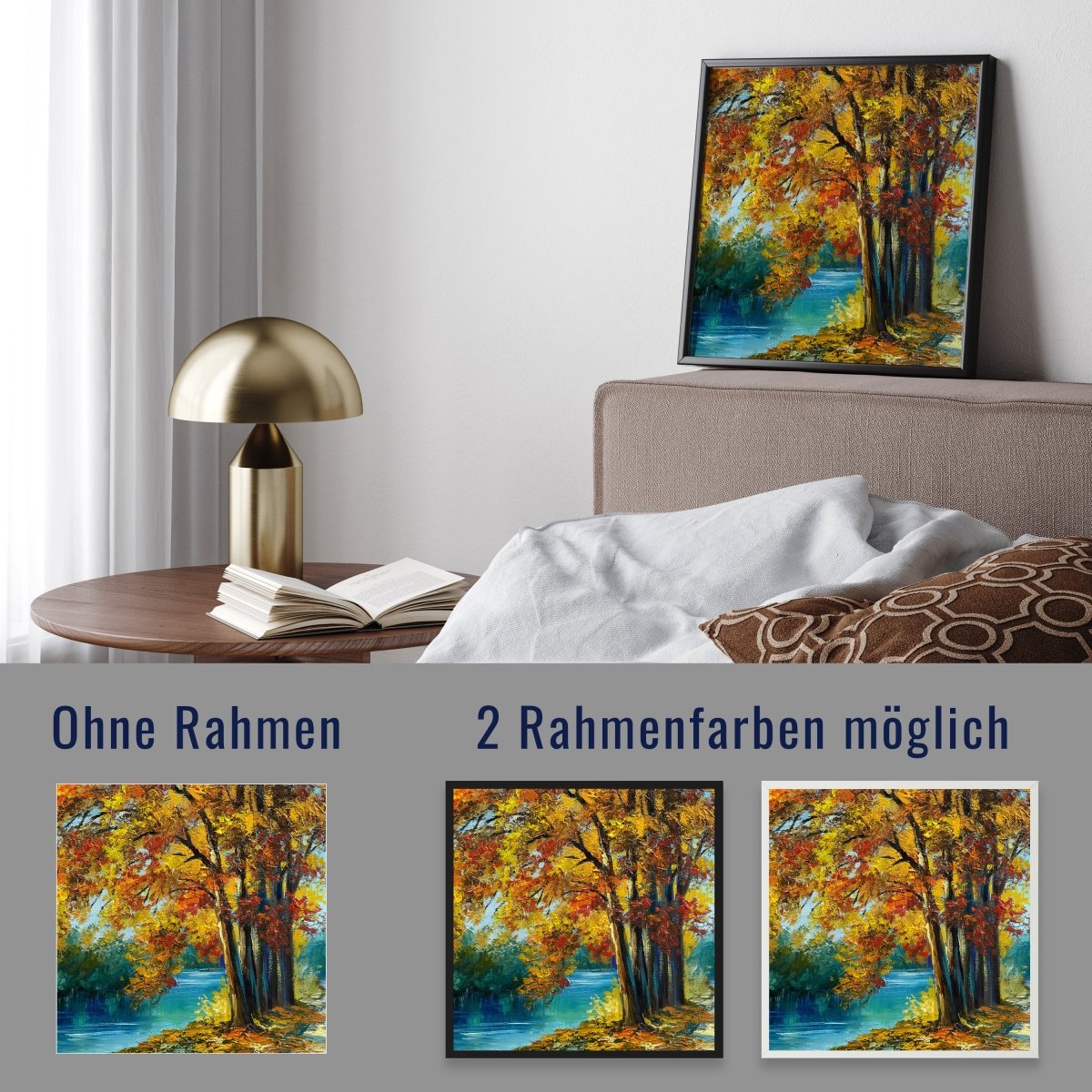 wandmotiv24 Poster, Poster - Kunst, Gemälde, Landschaft - M0335 - Bild 4