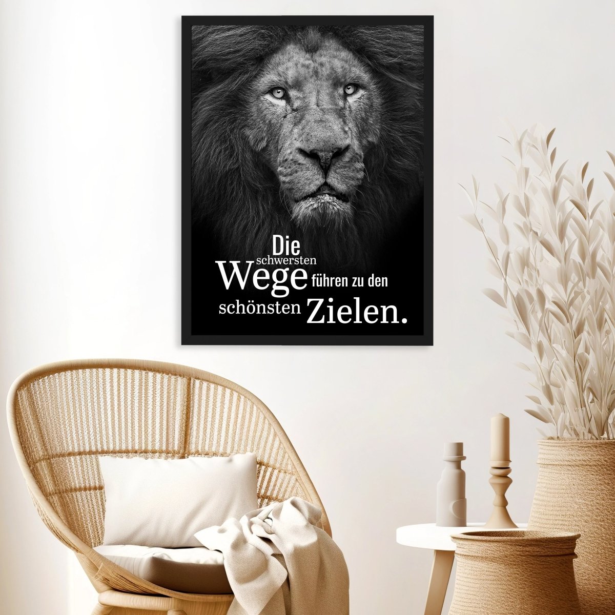 wandmotiv24 Poster, Poster - Motivation, Spruch, Löwe - M0350 - Bild 3