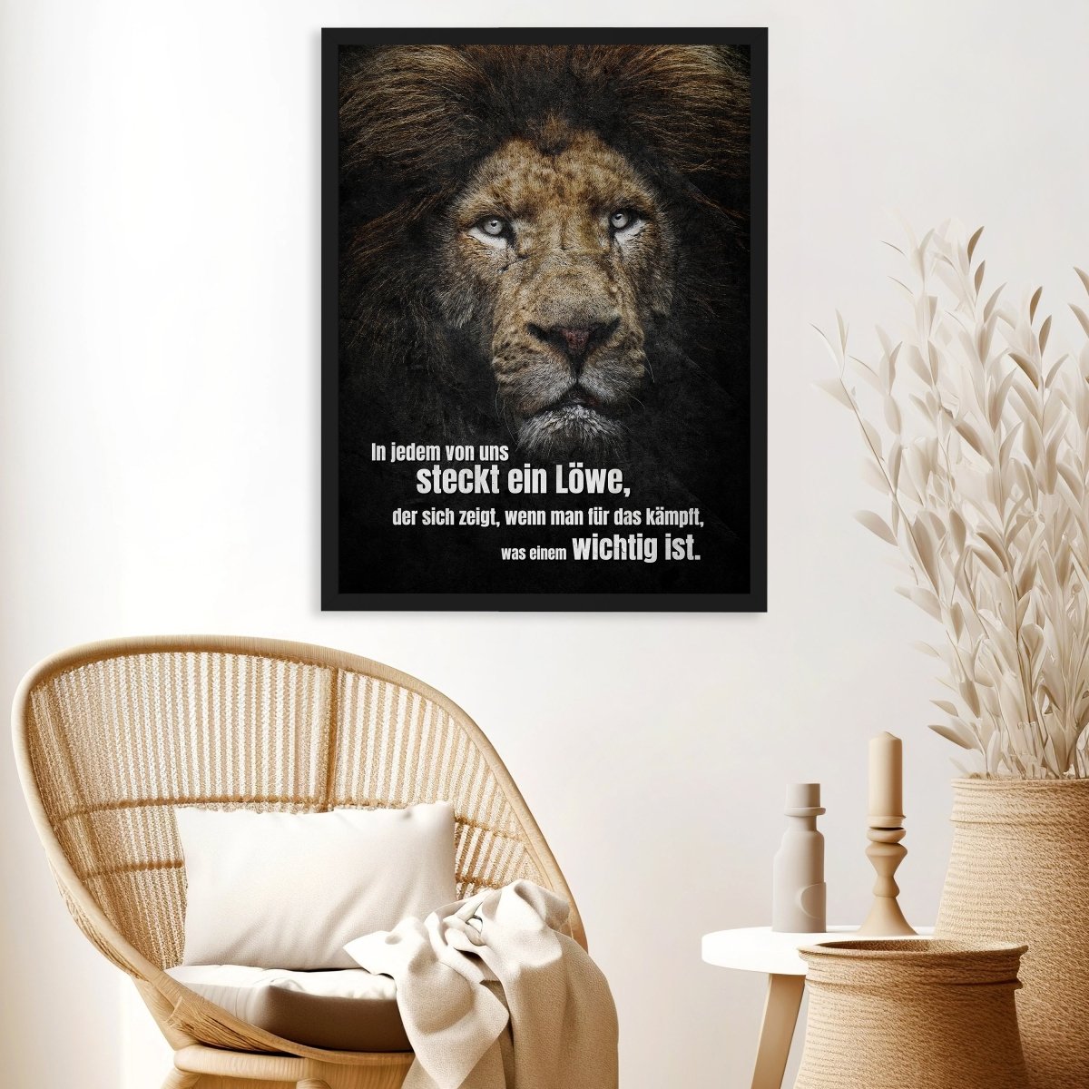 wandmotiv24 Poster, Poster - Motivation, Spruch, Löwe - M0354 - Bild 3