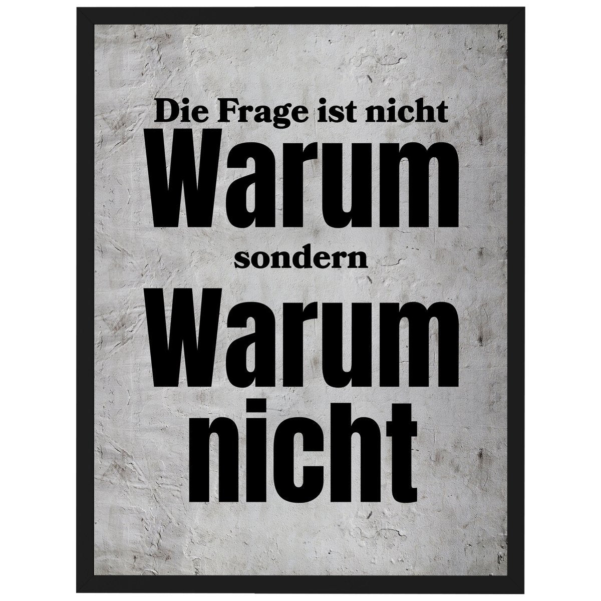 wandmotiv24 Poster, Poster - Spruch, Motivation, Beton - M0361 - Bild 1