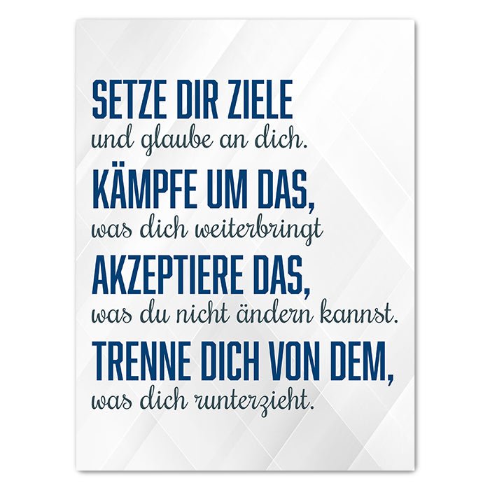 Leinwandbild Motivation, Hochformat M0373 kaufen - Bild 1