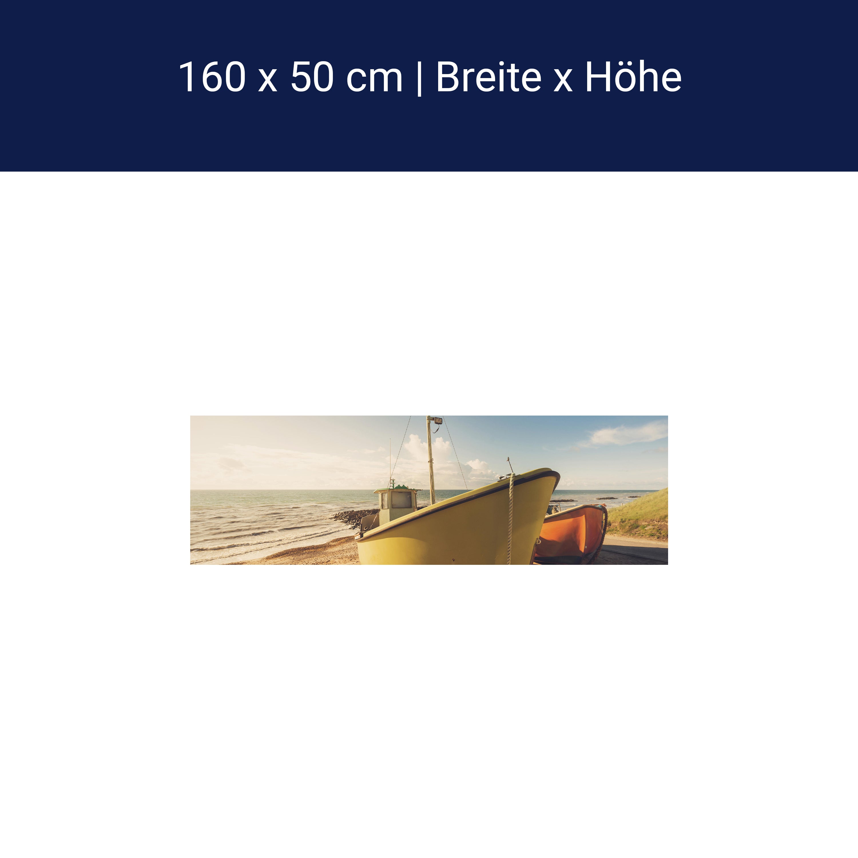 Küchenrückwand Boote Am Strand M0388