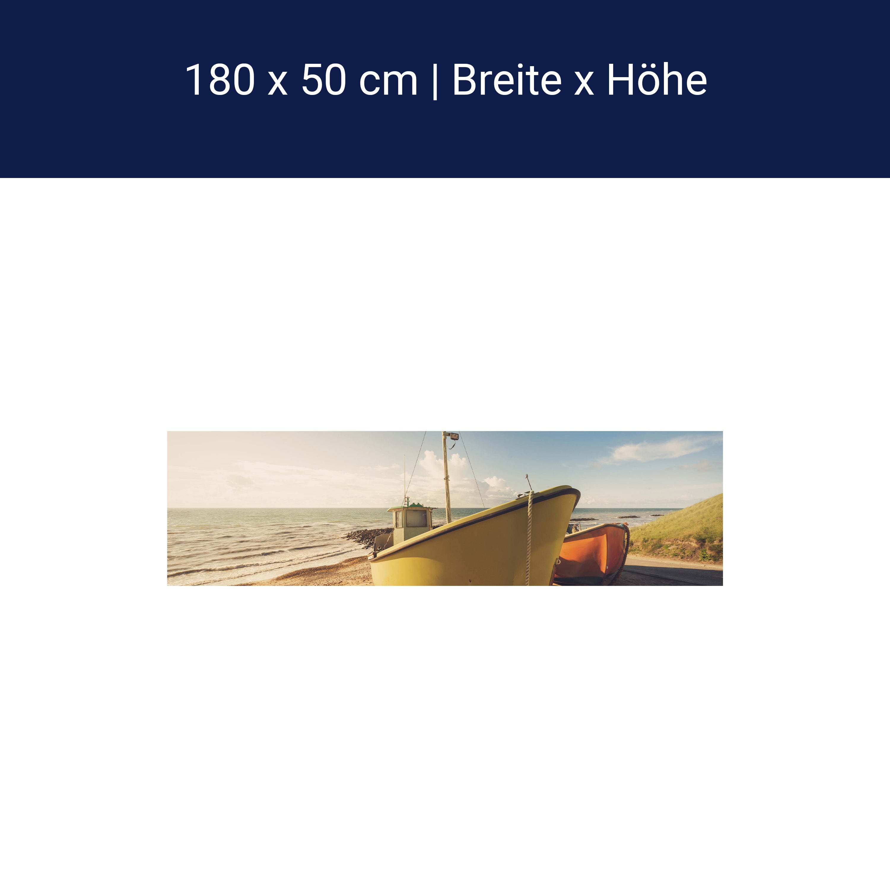 Küchenrückwand Boote Am Strand M0388