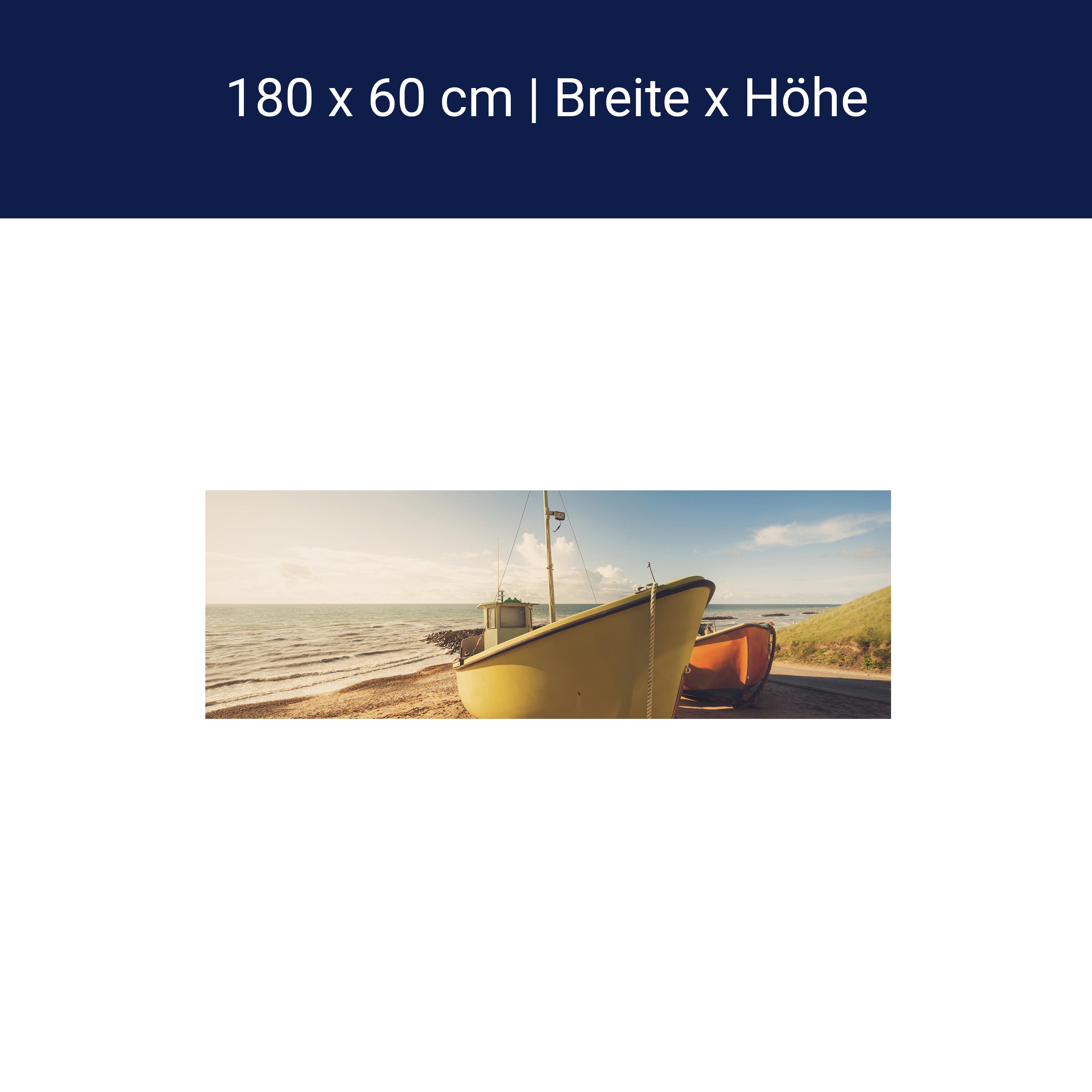 Küchenrückwand Boote Am Strand M0388