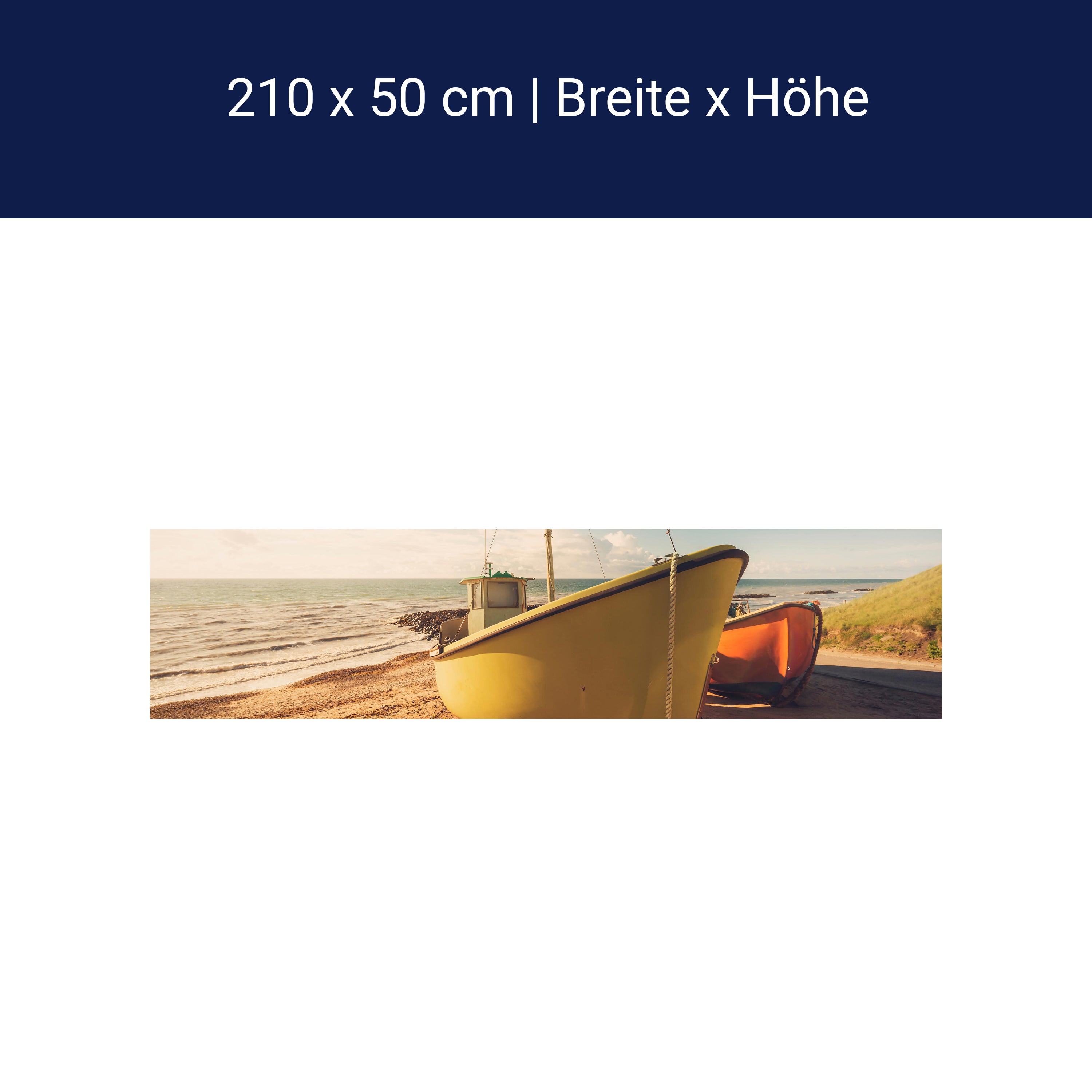 Küchenrückwand Boote Am Strand M0388