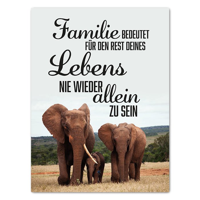 Leinwandbild Familie, Hochformat M0427 kaufen - Bild 1