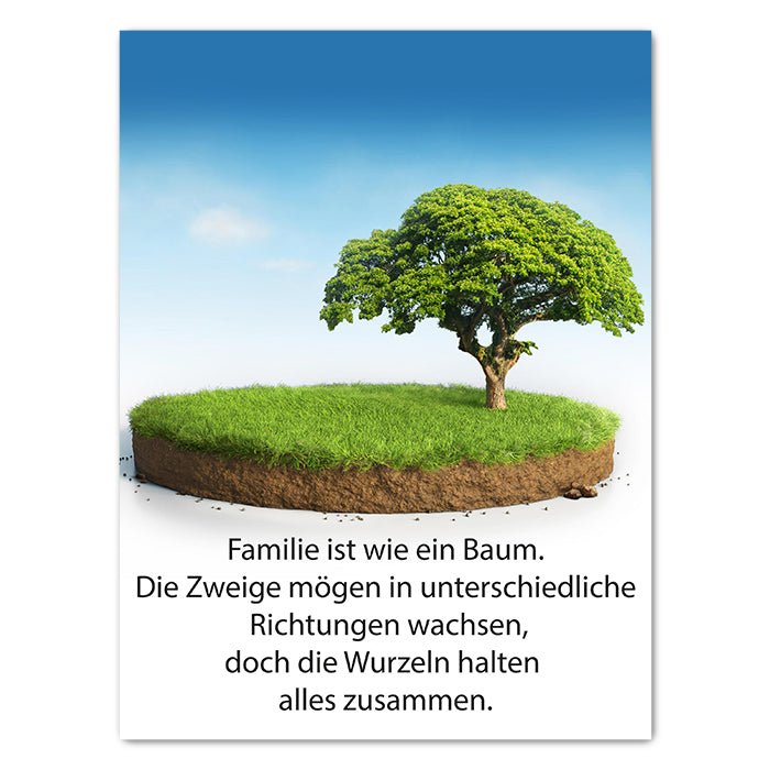 Leinwandbild Familie, Hochformat M0428 kaufen - Bild 1