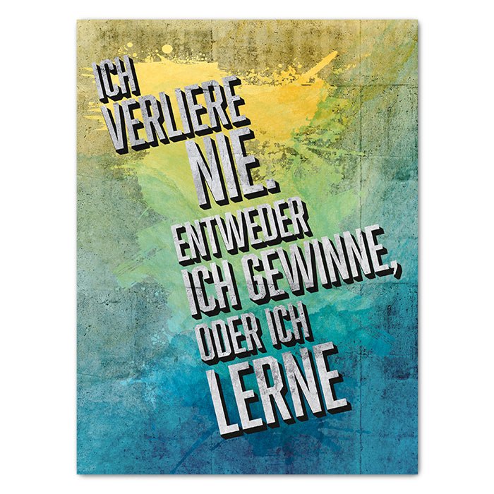 Leinwandbild Motivation, Hochformat M0430 kaufen - Bild 1