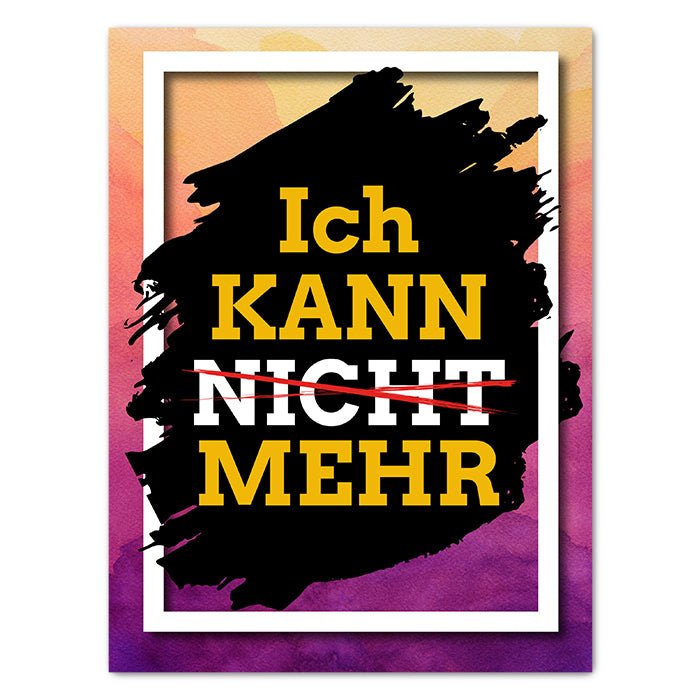 Leinwandbild Motivation, Hochformat M0440 kaufen - Bild 1